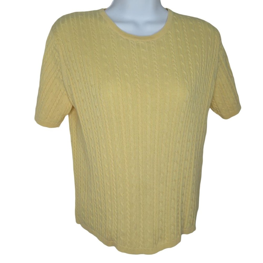 Vintage Pendleton Cable Knit Pullover Sweater S Y… - image 4